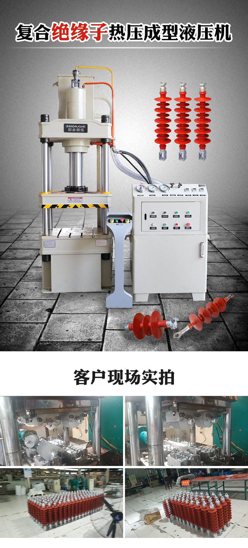 高压绝缘子液压机(图1)